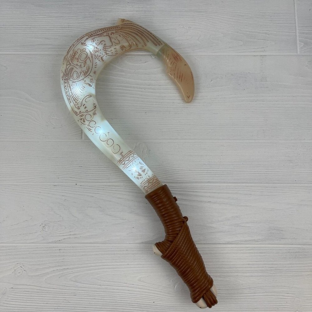 Moana Disney Maui's Magical Fish Hook Light up Toy 20 Inches Long Tested